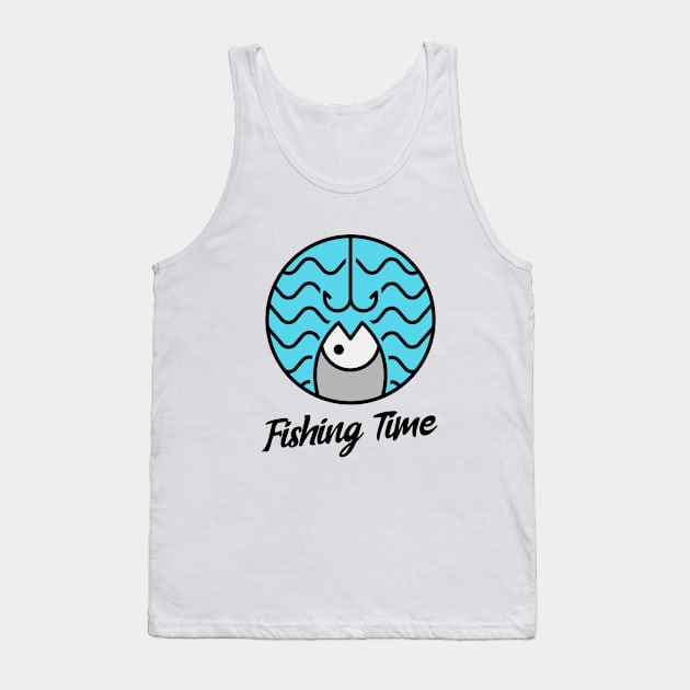 Fishing Time / Sport Fishing / Fishing Design / Fishing Lover / Fisherman gift Tank Top by Redboy